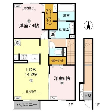 Lamure(ラミュール)の間取り