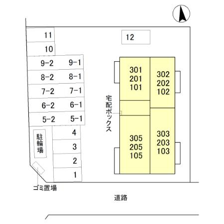 DｰRegalo米松の区画図