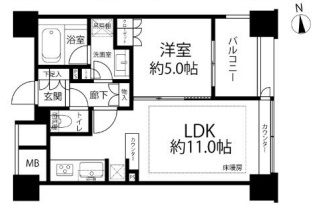 新宿山吹アインスタワーの間取り