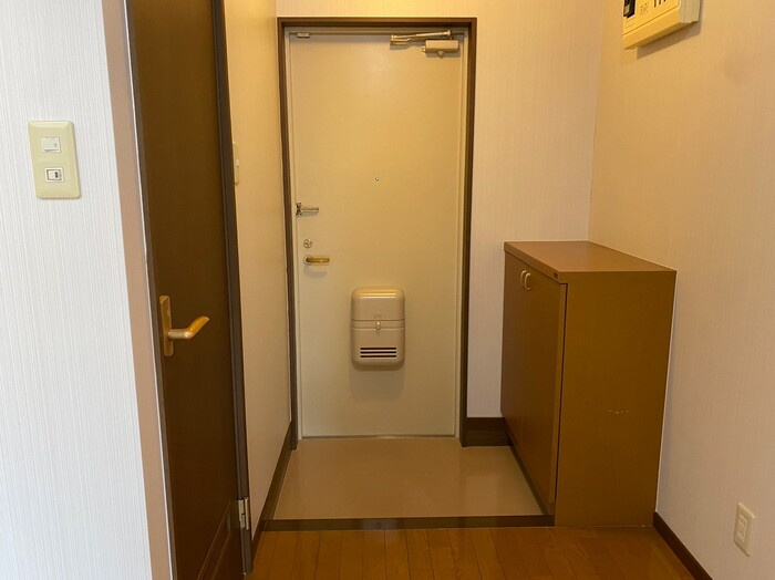 大安寺マンションの玄関
