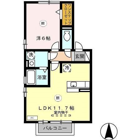 プラム　D棟の間取り