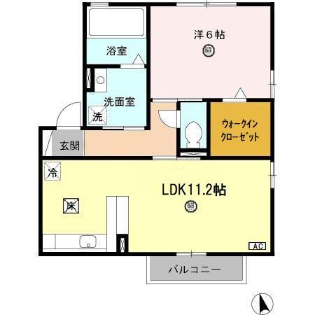 セジュール・シティアの間取り