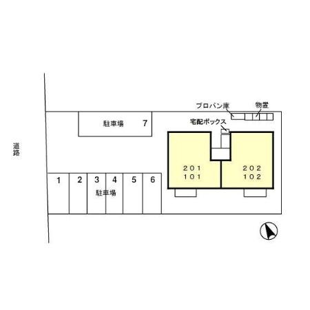 セジュール・シティアの区画図