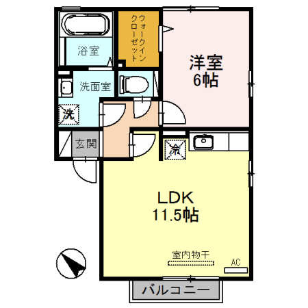 プラシードの間取り