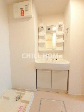 Ｃａｓａ　Ｆｅｌｉｃｅの洗面所|当社、チルホームのHPもご覧ください(^^)/物件情報多数♪