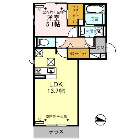 D-Residence上野本町の間取り