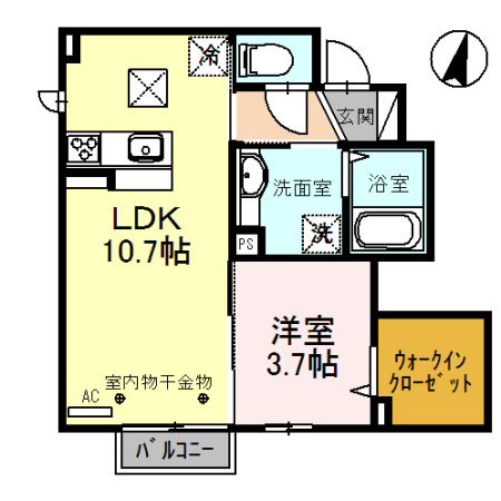 ユニヴェールの間取り