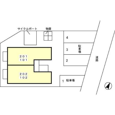 レジェンド　Ⅰの区画図