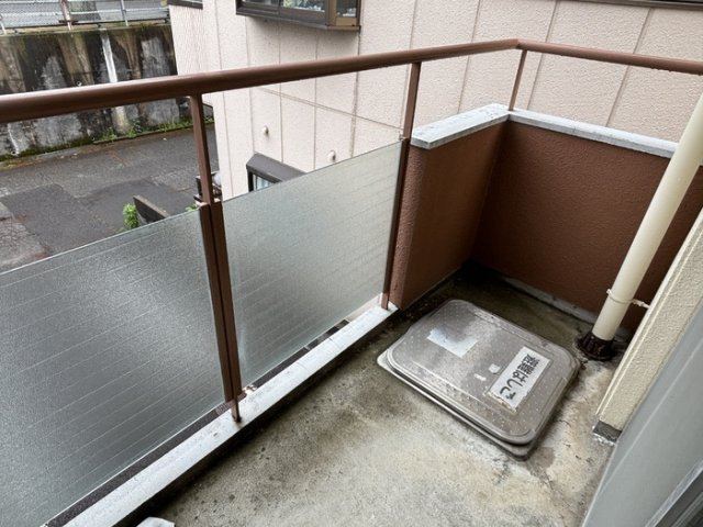リバーハイツ豊岡のバルコニー