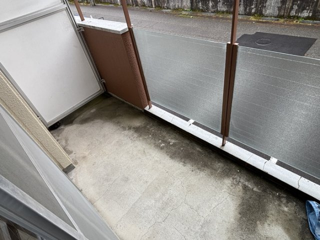 リバーハイツ豊岡のバルコニー