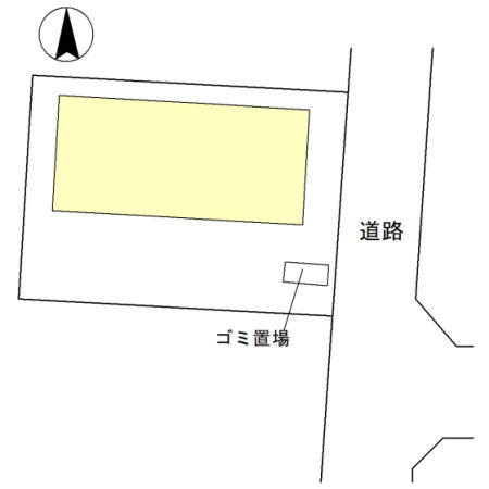 ハイツ水越　Aの区画図