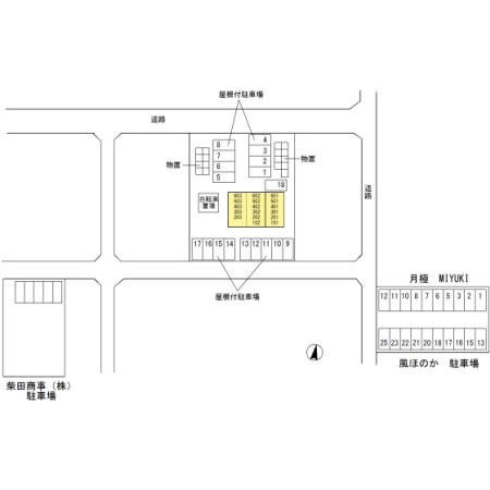ファミール五反田の区画図
