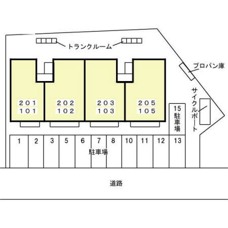 ヴィクトワールの区画図