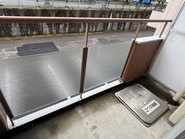 リバーハイツ豊岡のバルコニー