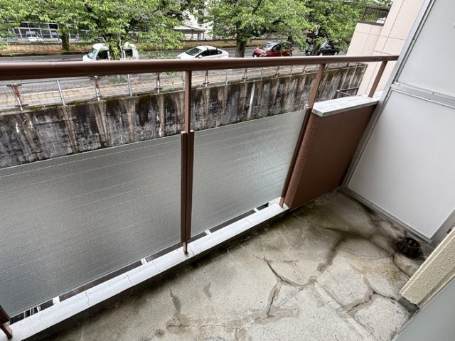 リバーハイツ豊岡のバルコニー