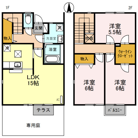 リースランドネオス春日壱番館　Ａ