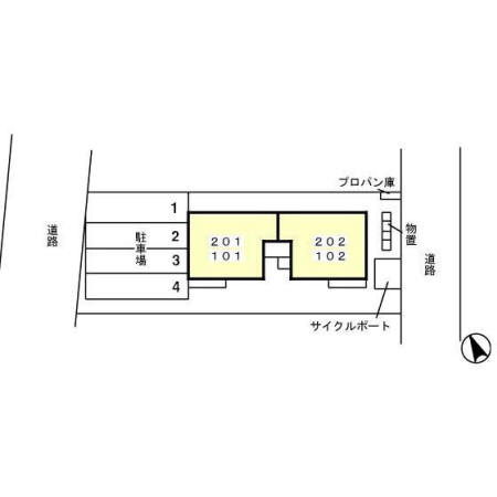 プリシェールの区画図