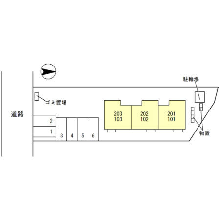サニーウェルの区画図