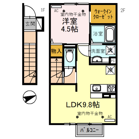 NICO1の間取り