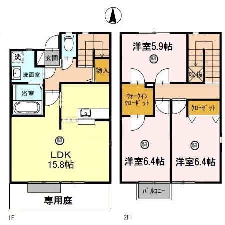 リースランドネオス春日弐番館　Ｃ