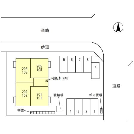 フィーカの区画図
