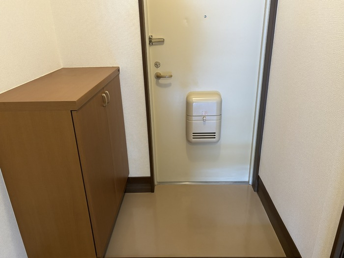大安寺マンションの玄関