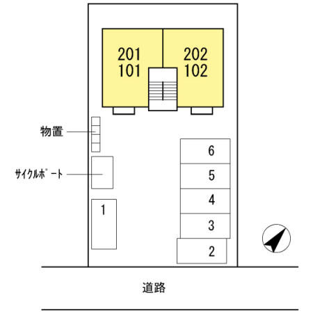 フェリークの区画図