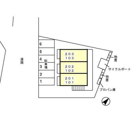 エムステートの駐車場