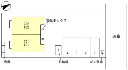 Pino・Parco（ピノ・パルコ）の区画図