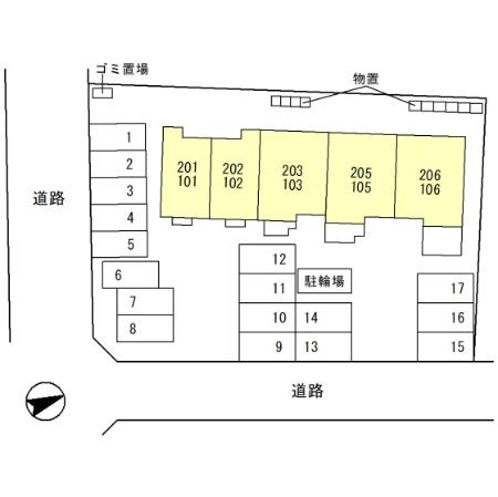 アムール　シェノンの区画図