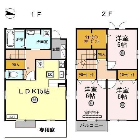 ヴィラ・フォルテ　B棟 Ⅱの間取り