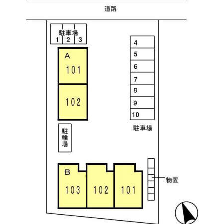 コリントス福　Aの区画図
