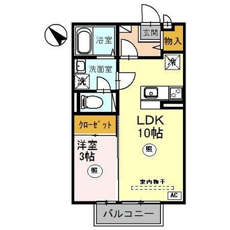 アンジュシャンテの間取り