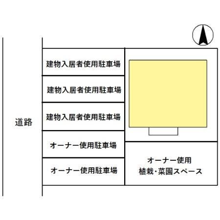 高木町M貸家の区画図