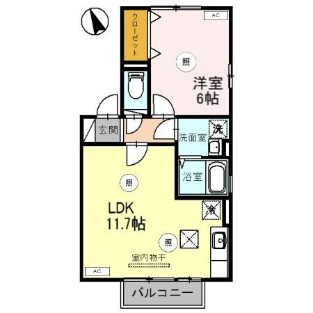 リバーサイドハイツの間取り