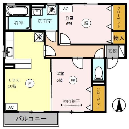 リビングタウン舟橋壱番館　D