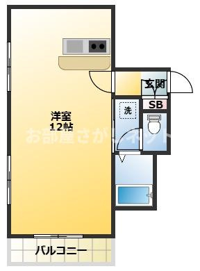 松本ハイツ【おとり物件なし】#学生・社会人にオススメ！初期費用分割払いOK！の間取り