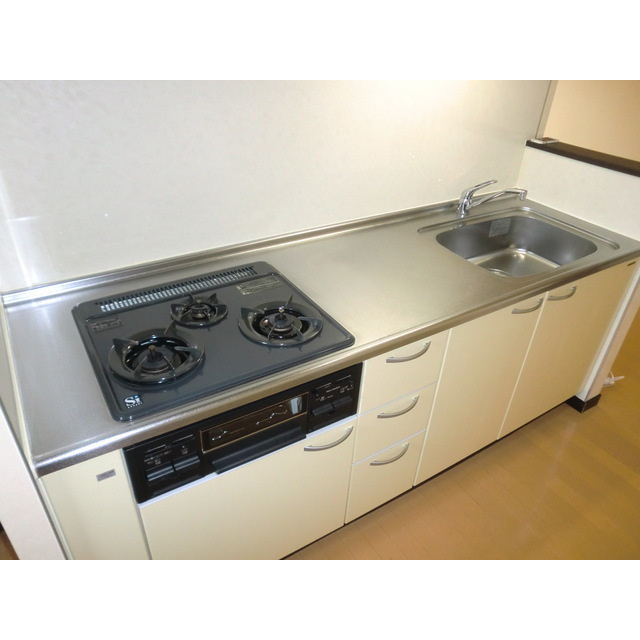 熊本市中央区水前寺２丁目の賃貸マンションのキッチン