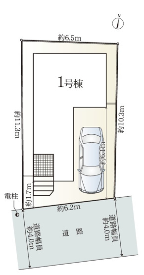 【区画図】 | 清水区万世町第2　新築戸建　全1棟