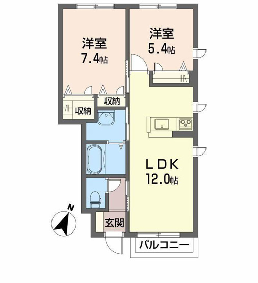 【間取り】 | エターナル・グリーンⅠ