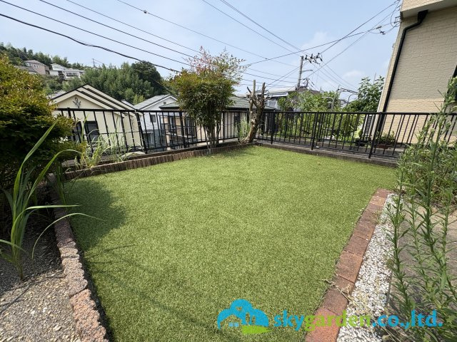 鎌倉市台四丁目　中古戸建の庭|お庭が付いています