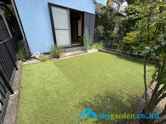 鎌倉市台四丁目　中古戸建の庭|お庭の付いた物件です