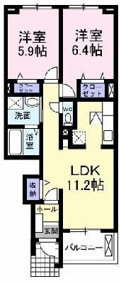 【間取り】 | レジデンス　丸一