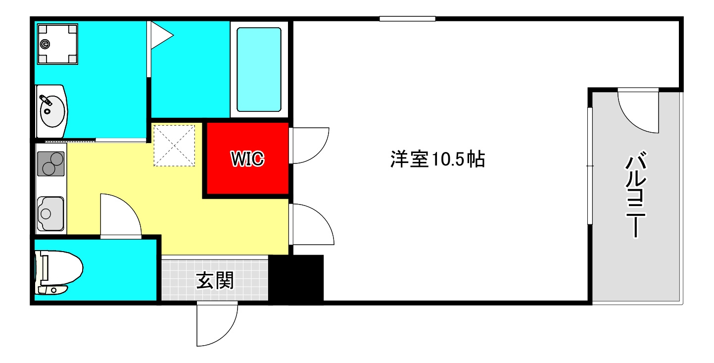 フジパレス今川EASTの間取り