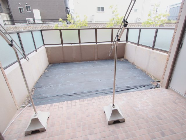 ニューキャッスルタキモトのバルコニー