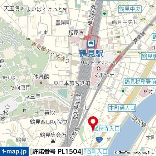 ベルシャトーTSUTSUMIの地図