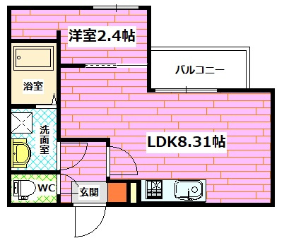 セブンプロート海田栄町の間取り