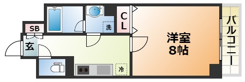 ボンニー元町の間取り