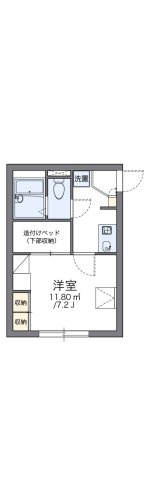 レオパレス片山町の間取り