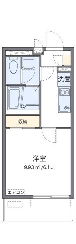 レオネクストＣＯＺＹの間取り|代表的な間取のため実際の間取とは異なる場合があります